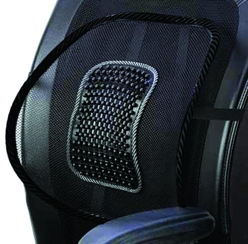 Universal BS66 BLACK Back-Support Wiith Centre Bead