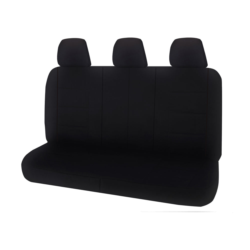 UNIVERSAL REAR SEAT COVERS SIZE 06/08S BLACK ALL TERRAIN