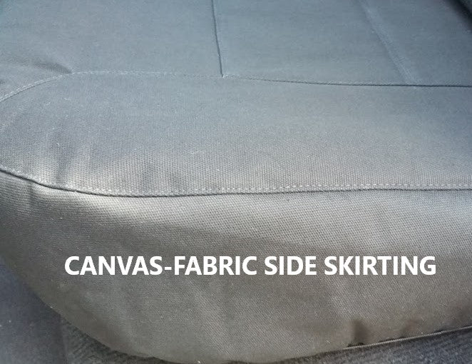 UNIVERSAL REAR SEAT COVERS SIZE 06/08S BLACK ALL TERRAIN