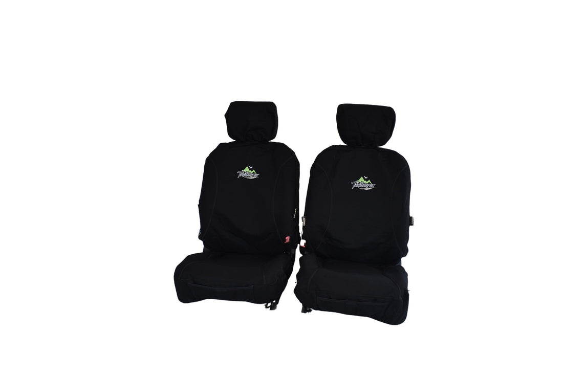 Universal 30/35 Airbag Fronts Trailblazer Canvas All Over Black