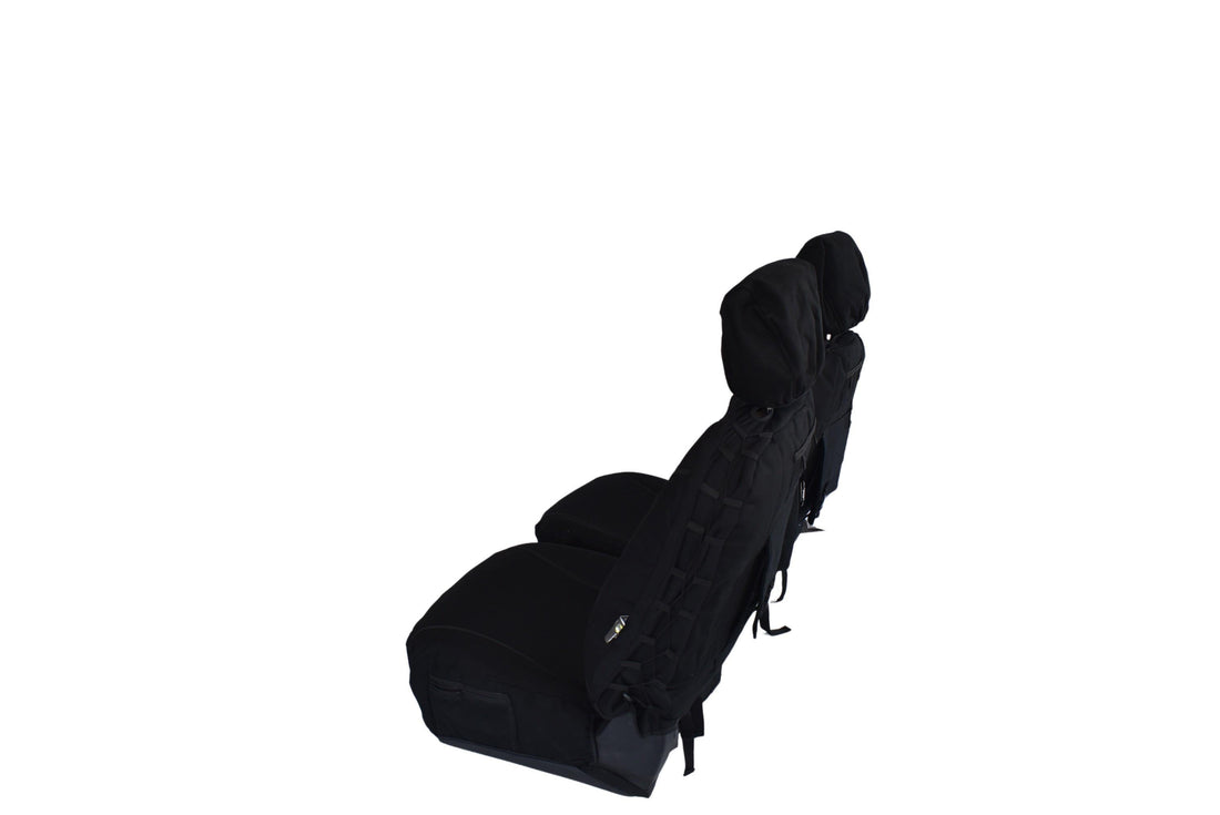 Universal 30/35 Airbag Fronts Trailblazer Canvas All Over Black