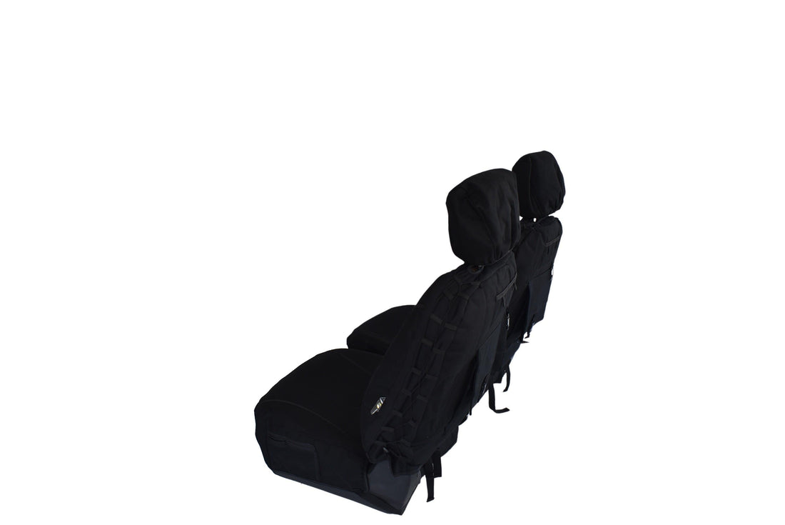 Universal 30/35 Airbag Fronts Trailblazer Canvas All Over Black
