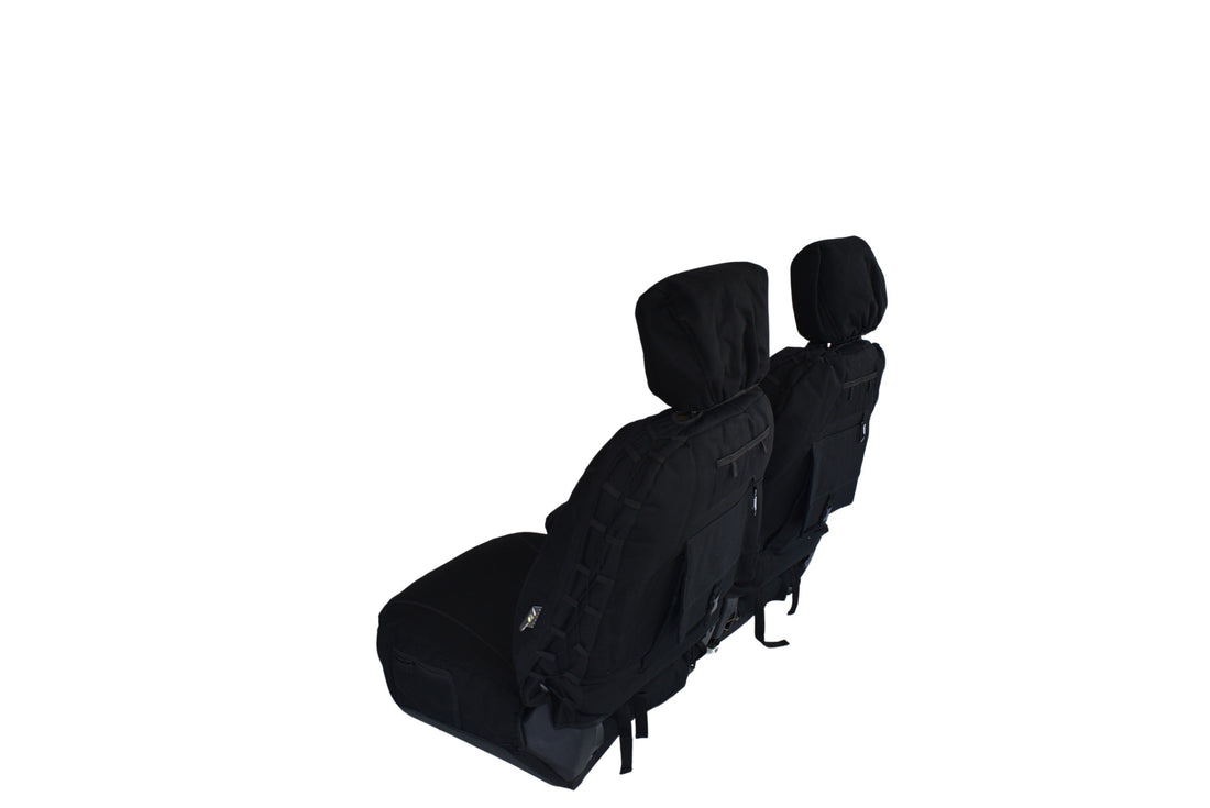 Universal 30/35 Airbag Fronts Trailblazer Canvas All Over Black