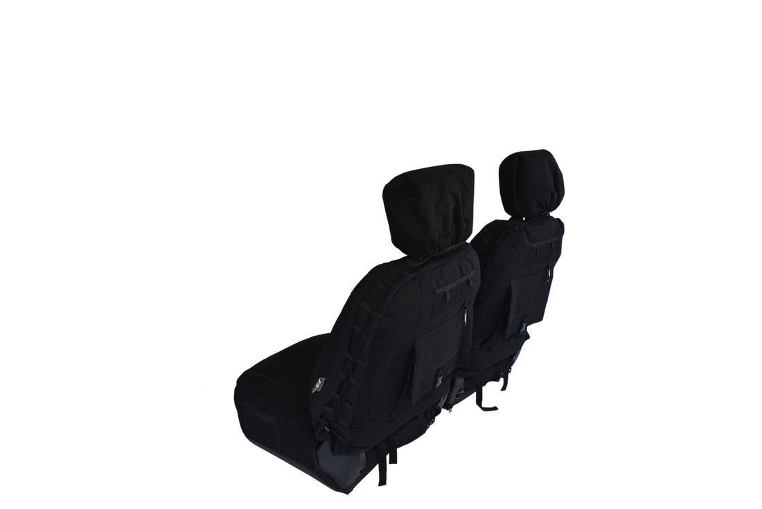 Universal 30/35 Airbag Fronts Trailblazer Canvas All Over Black