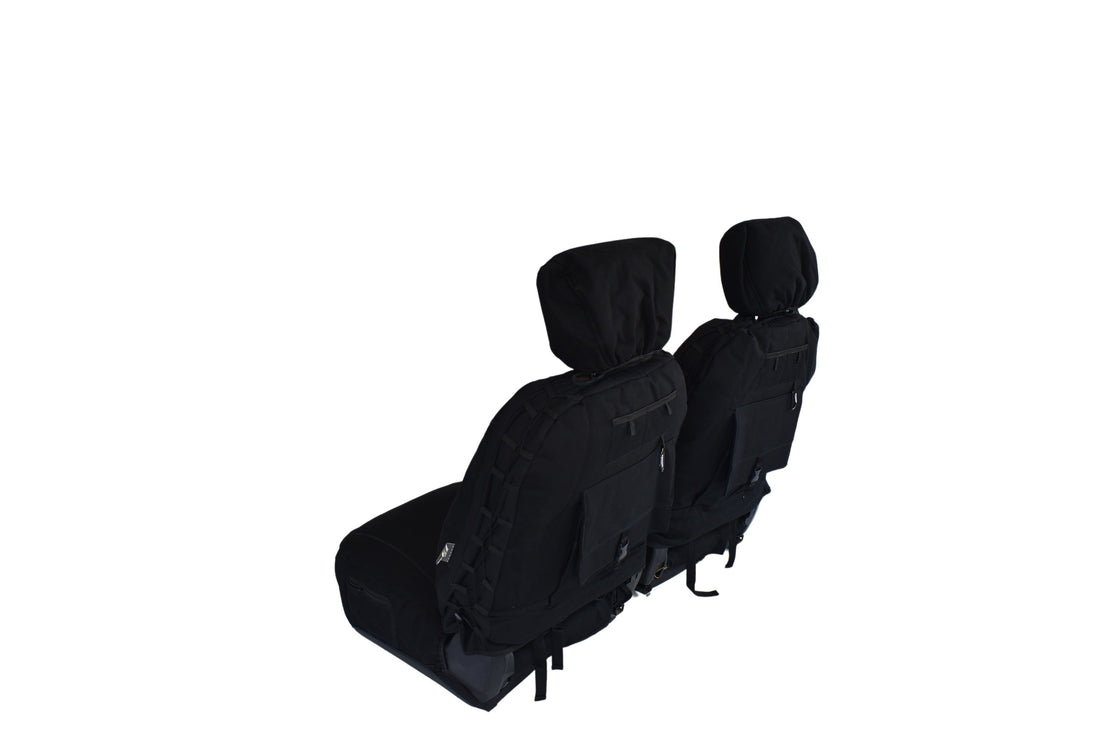Universal 30/35 Airbag Fronts Trailblazer Canvas All Over Black