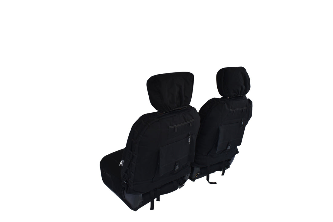 Universal 30/35 Airbag Fronts Trailblazer Canvas All Over Black