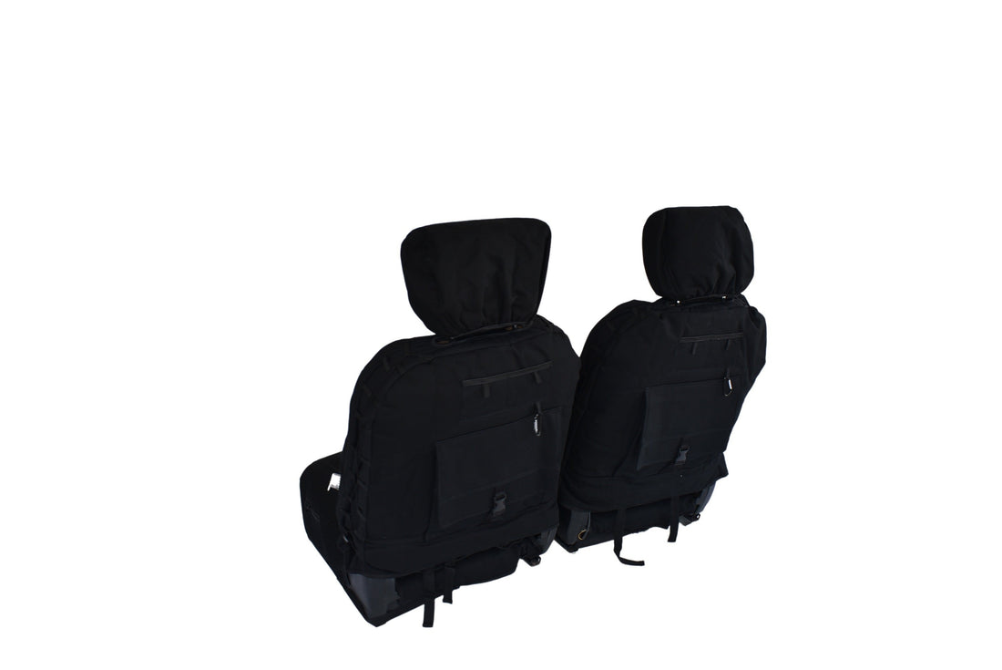 Universal 30/35 Airbag Fronts Trailblazer Canvas All Over Black