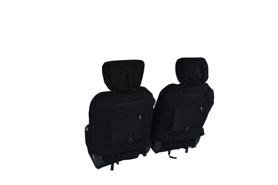 Universal 30/35 Airbag Fronts Trailblazer Canvas All Over Black