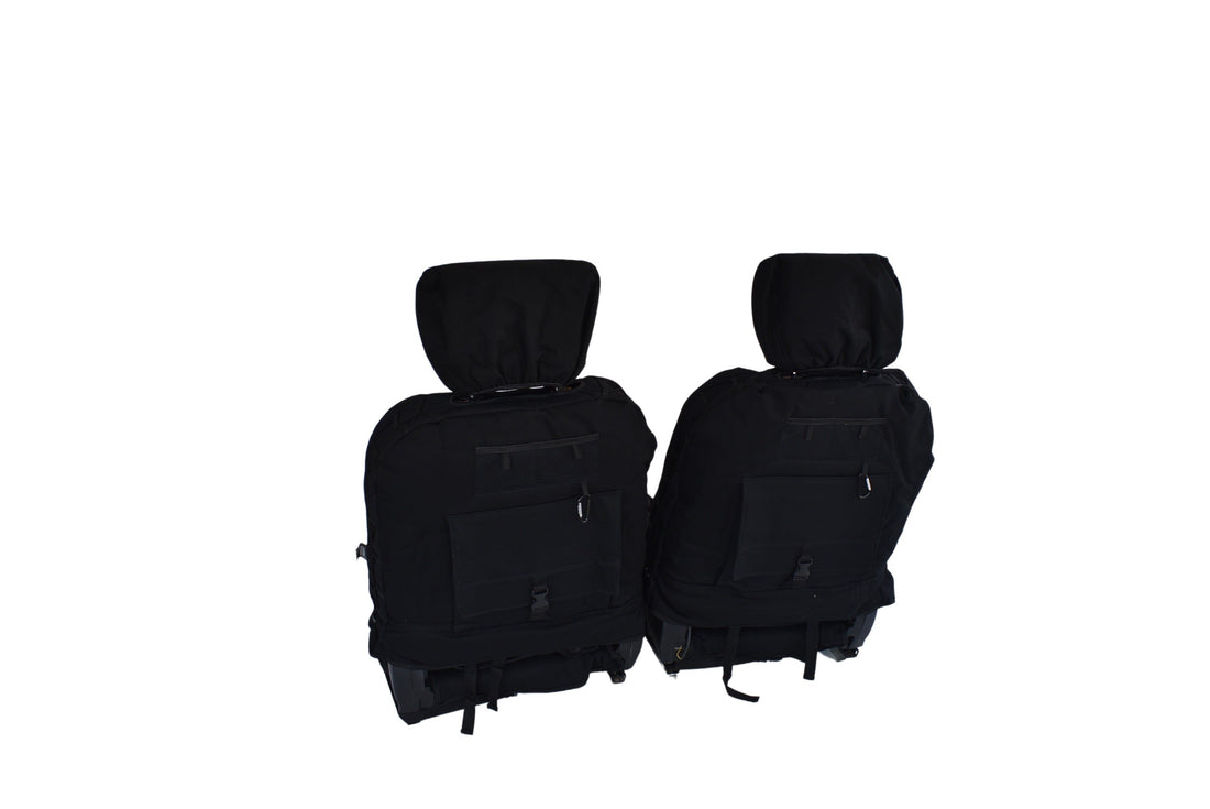 Universal 30/35 Airbag Fronts Trailblazer Canvas All Over Black