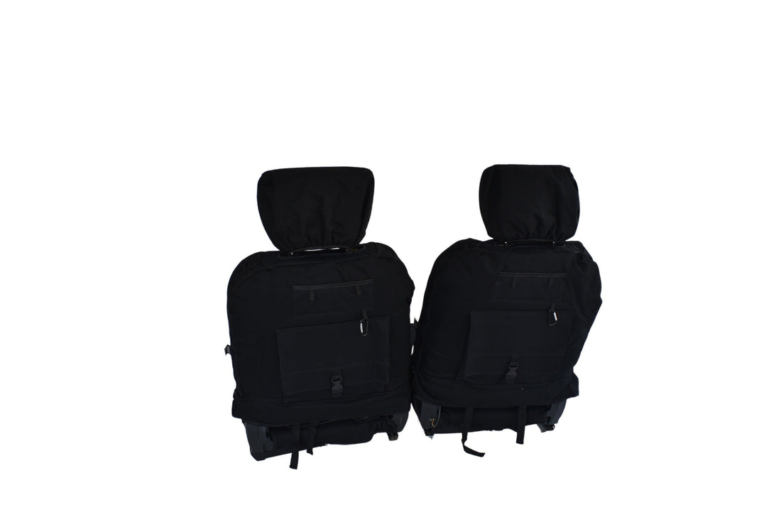 Universal 30/35 Airbag Fronts Trailblazer Canvas All Over Black