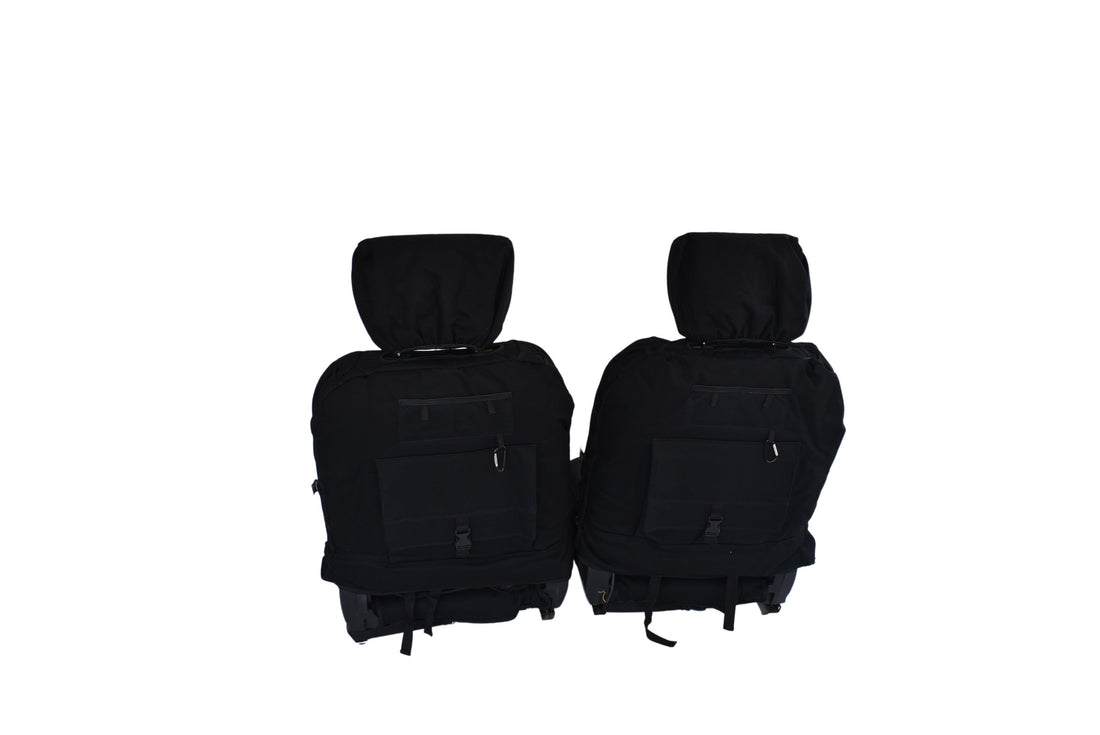 Universal 30/35 Airbag Fronts Trailblazer Canvas All Over Black