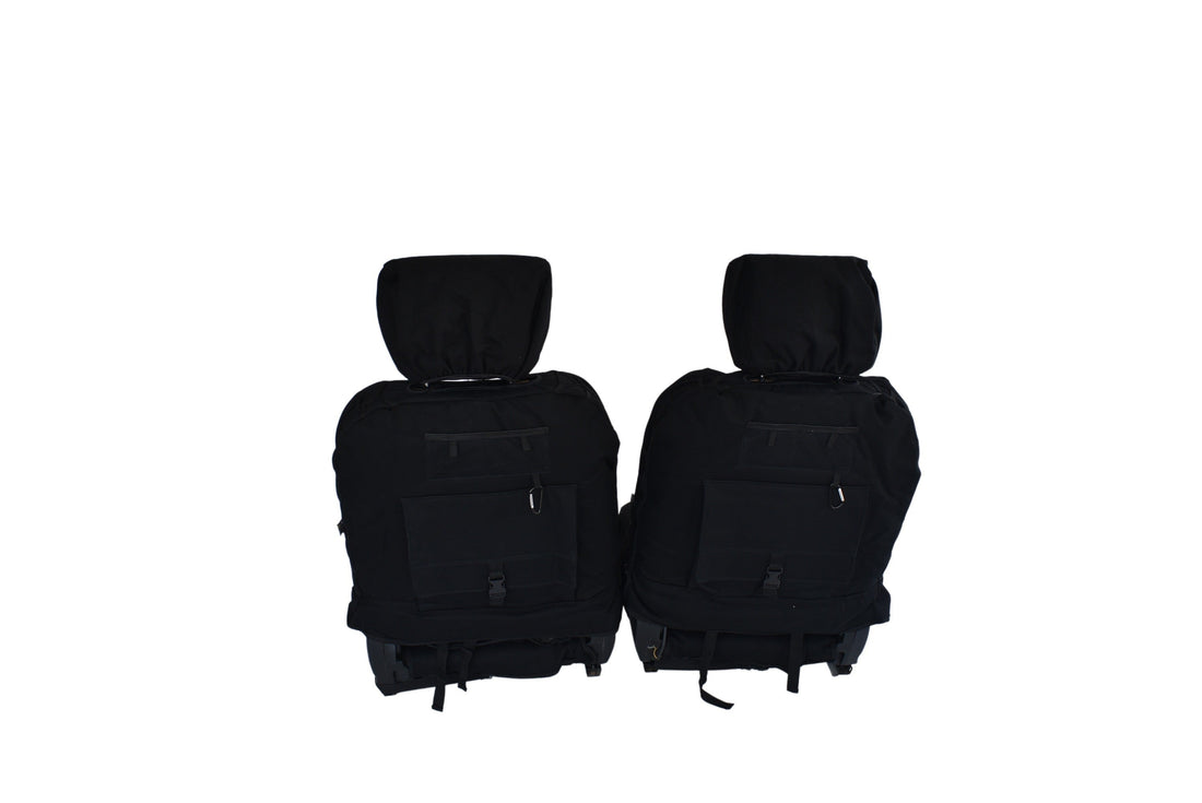 Universal 30/35 Airbag Fronts Trailblazer Canvas All Over Black