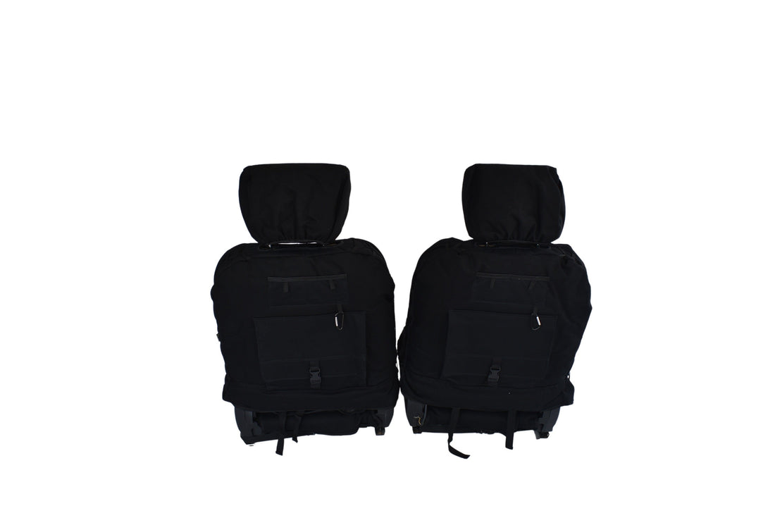 Universal 30/35 Airbag Fronts Trailblazer Canvas All Over Black