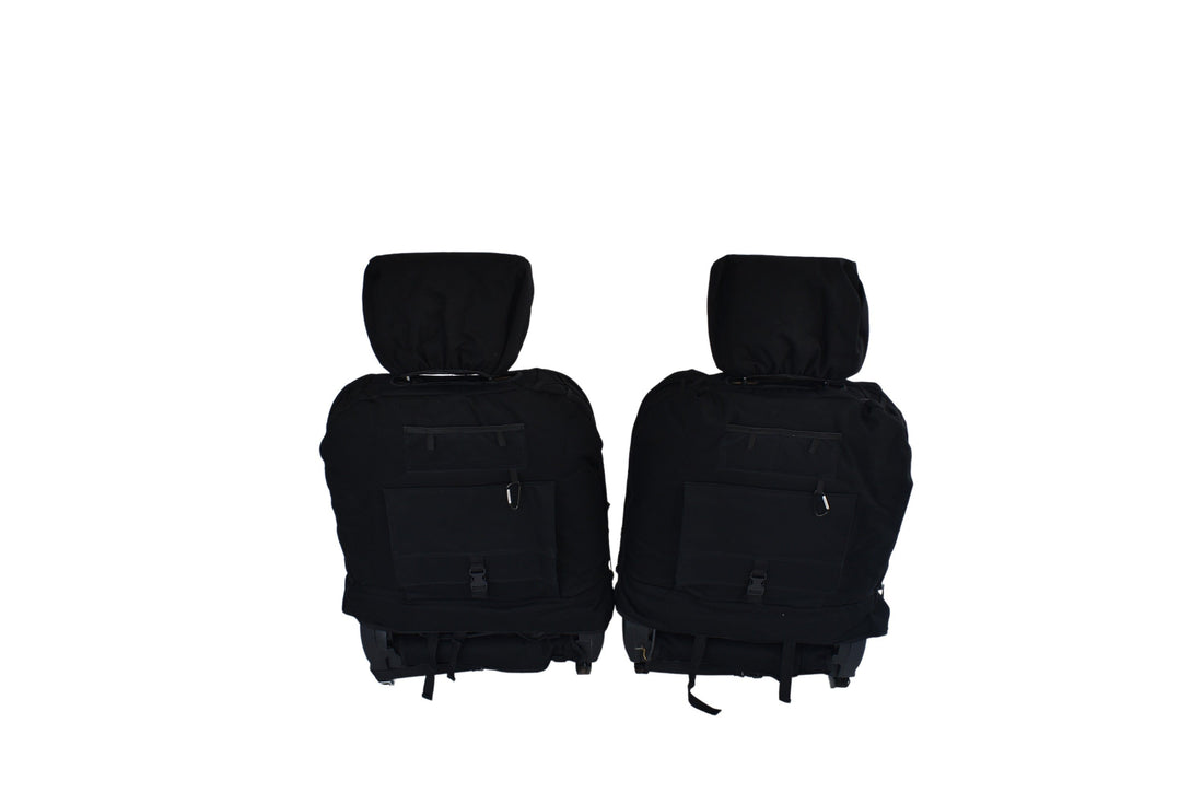 Universal 30/35 Airbag Fronts Trailblazer Canvas All Over Black