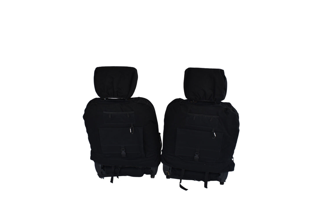 Universal 30/35 Airbag Fronts Trailblazer Canvas All Over Black