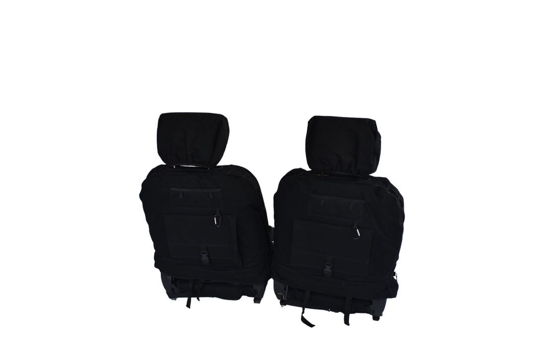 Universal 30/35 Airbag Fronts Trailblazer Canvas All Over Black
