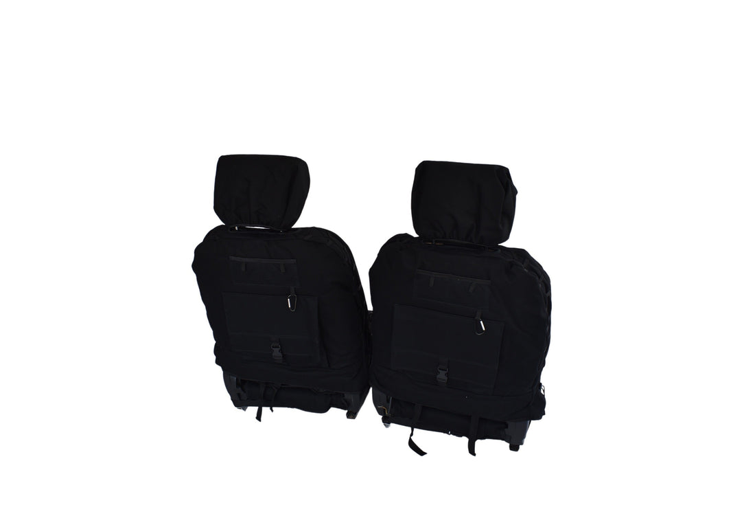 Universal 30/35 Airbag Fronts Trailblazer Canvas All Over Black