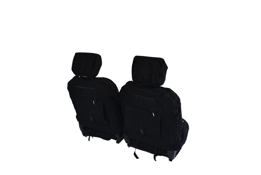 Universal 30/35 Airbag Fronts Trailblazer Canvas All Over Black