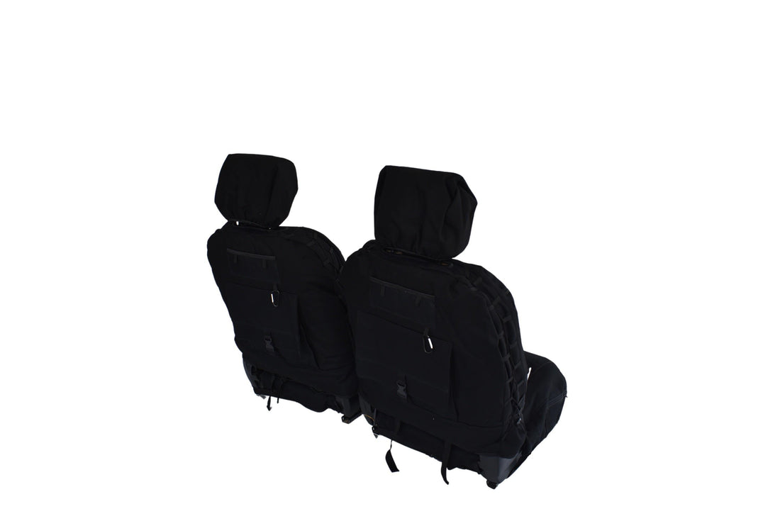 Universal 30/35 Airbag Fronts Trailblazer Canvas All Over Black