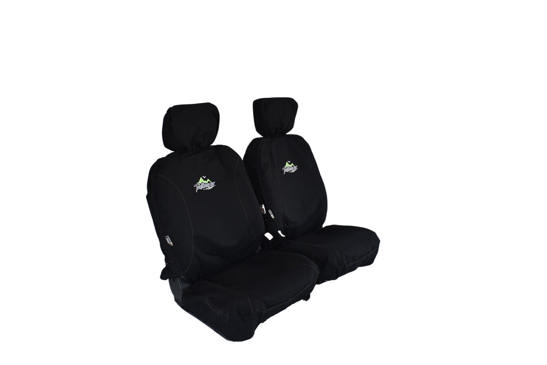 Universal 30/35 Airbag Fronts Trailblazer Canvas All Over Black