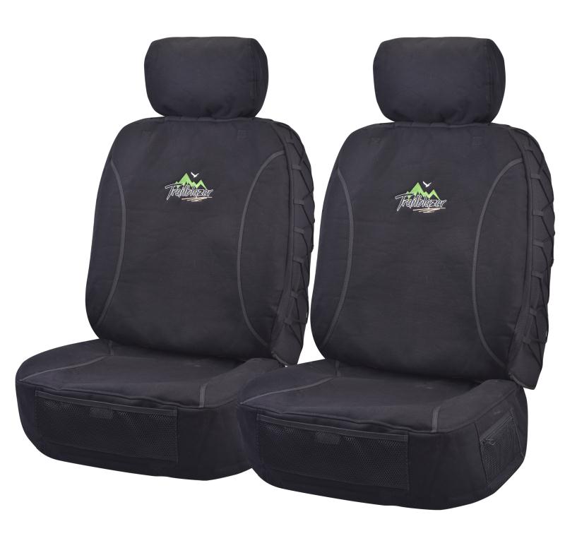 Universal 30/35 Airbag Fronts Trailblazer Canvas All Over Black