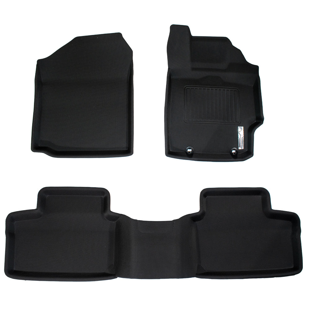 Sharkskin Custom-Fit Toyota Corolla 2020–2025 3D TPE All-Weather Floor Mats