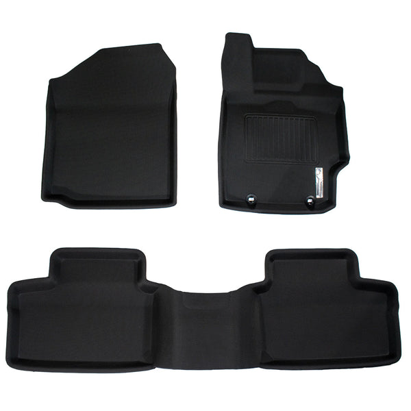 Sharkskin Custom-Fit Toyota Corolla 2020–2025 3D TPE All-Weather Floor Mats