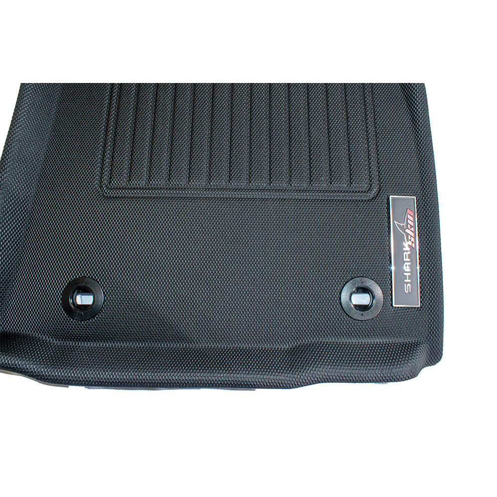 Sharkskin Custom-Fit Toyota Hilux 2018+ 3D TPE All-Weather Floor Mats