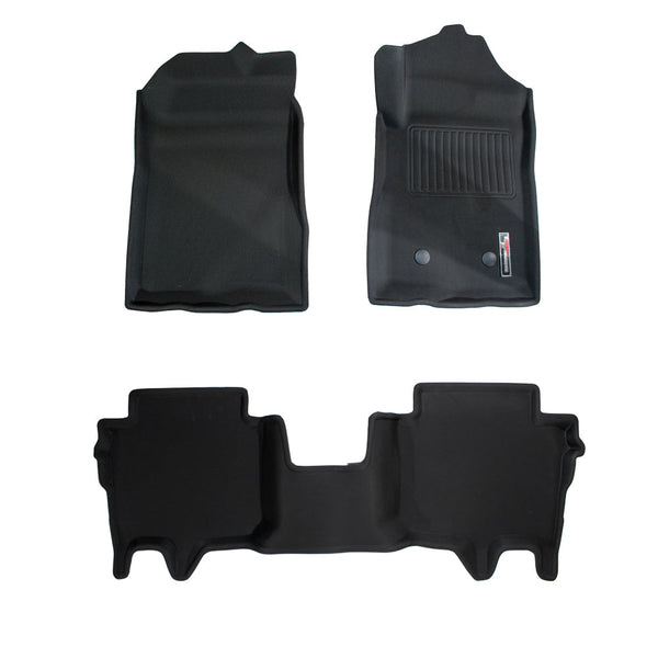 Sharkskin Custom-Fit Ford Everest 2025+ 3D TPE All-Weather Floor Mats