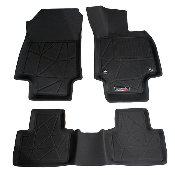 Sharkskin Custom-Fit Toyota RAV4 2019+ 3D TPE All-Weather Floor Mats