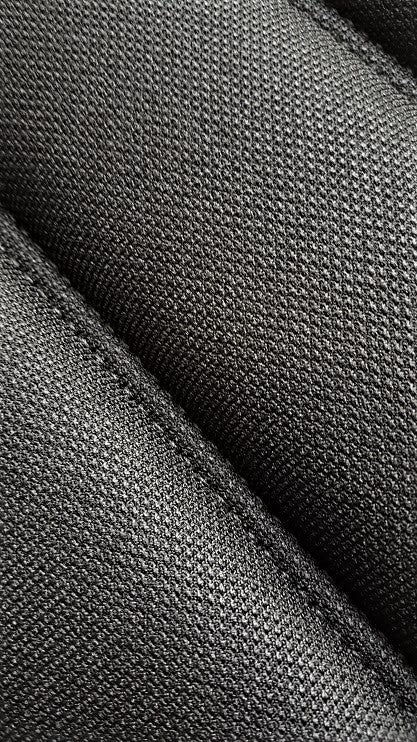 Universal 06/08Z Rear Seat Covers  3 headrest covers with 3 X ZIP split fold BLACK COMFORT PLUS
