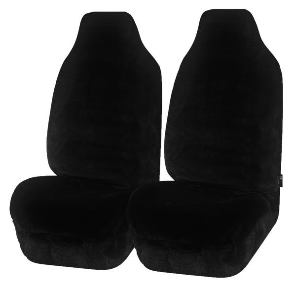 UNIVERSAL FRONT SEAT COVERS  SIZE 60/25 BLACK FINESSE