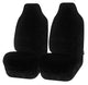 UNIVERSAL FRONT SEAT COVERS  SIZE 60/25 BLACK FINESSE