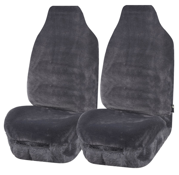 UNIVERSAL FRONT SEAT COVERS  SIZE 60/25 GREY FINESSE