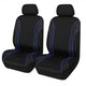UNIVERSAL FRONT SEAT COVERS  SIZE 30/35 BLUE STRIDENT