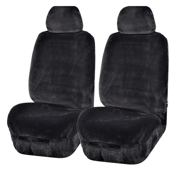 UNIVERSAL FRONT SEAT COVERS  SIZE 30/35 CHARCOAL FINESSE