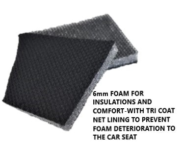 UNIVERSAL FRONT SEAT COVERS  SIZE 30/35 CHARCOAL PLATINUM