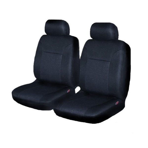 UNIVERSAL FRONT SEAT COVERS  SIZE 30/35 BLACK ASPIRE