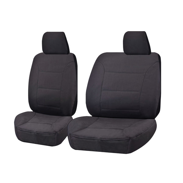 HOLDEN COLORADO RG SERIES 06/2012 - 2016 SINGLE CAB CHASSIS UTILITY  FRONT BUCKET + _ BENCH CHARCOAL CHALLENGER