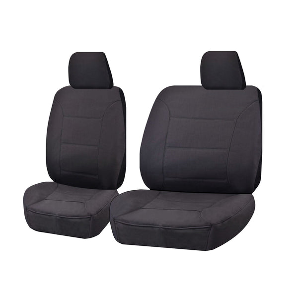ISUZU D-MAX  06/2012 - 2016 SINGLE CAB CHASSIS UTILITY FRONT BUCKET + _ BENCH CHARCOAL CHALLENGER