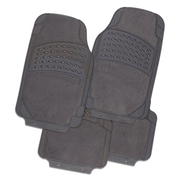 Shadow CARPET RUBBER UNIVERSAL 4 Pieces GREY 2210G