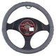 Denver Steering Wheel Cover Leather Grey