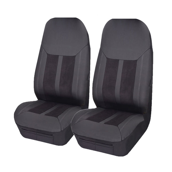 UNIVERSAL FRONT SEAT COVERS  SIZE 60/25 BLACK FURY