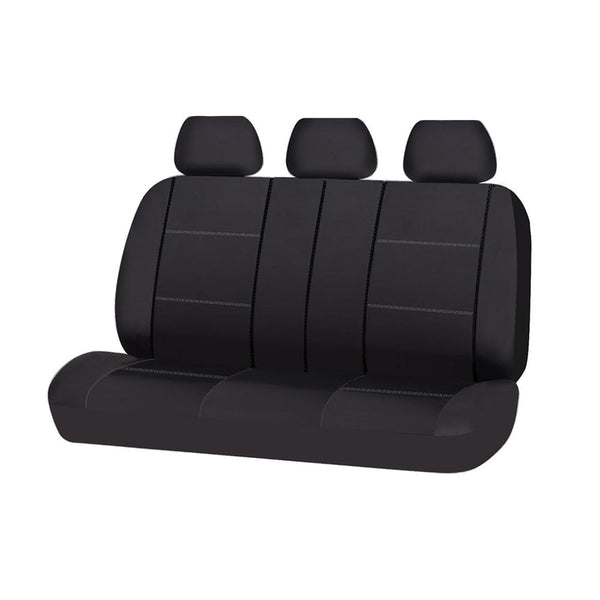 UNIVERSAL REAR SEAT COVERS  SIZE 06/08S WHITE LAVISH