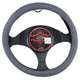 Miami Steering Wheel Cover Leather Grey