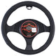 Oklahama Steering Wheel Cover Leather Black