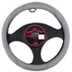 Oklahama Steering Wheel Cover Leather Grey