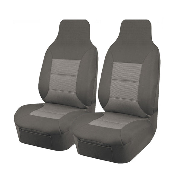 TOYOTA HILUX SR GUN123R / GUN126R SERIES 07/2015 - ON SINGLE CAB CHASSIS FRONT 2 X HIGH BUCKETS GREY  PREMIUM