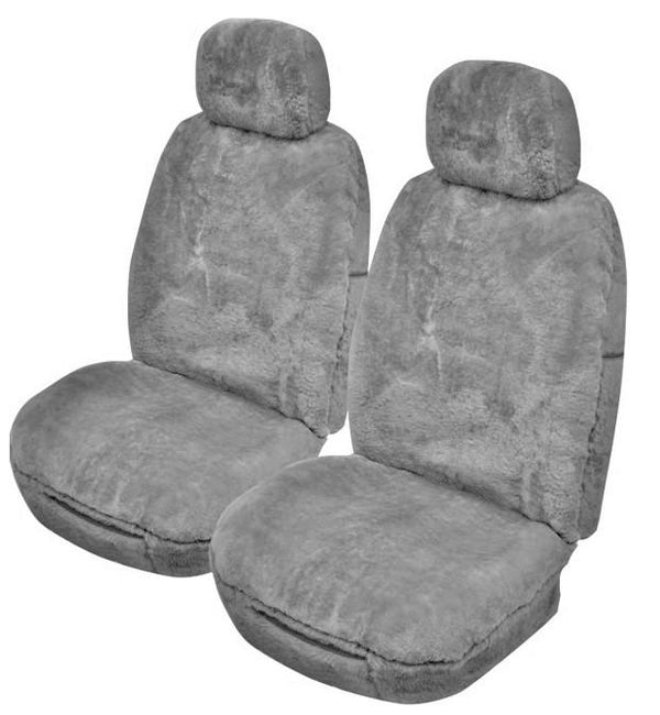 Universal 30 Fronts Airbag 20mm Sheep-Skin GREY SOFT-FLEECE