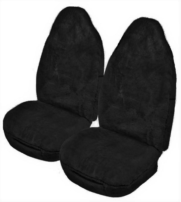 Universal 60 Fronts Airbag 20mm Sheep-Skin BLACK SOFT-FLEECE